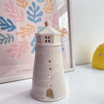 Bruciaessenze faro bianco
