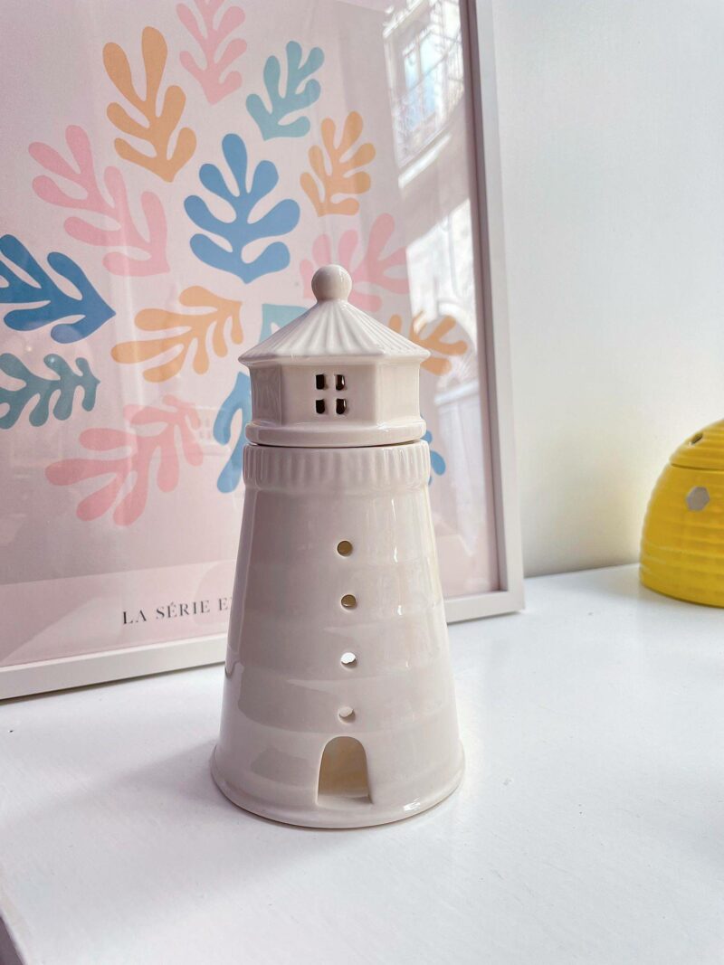 Bruciaessenze faro bianco