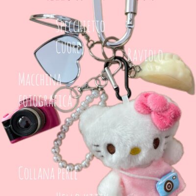 Ciondolo da borsa Hello Kitty in tour