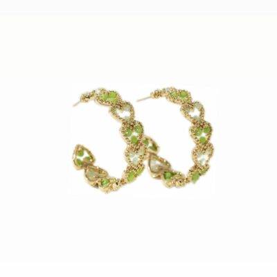 Orecchini heart hoop