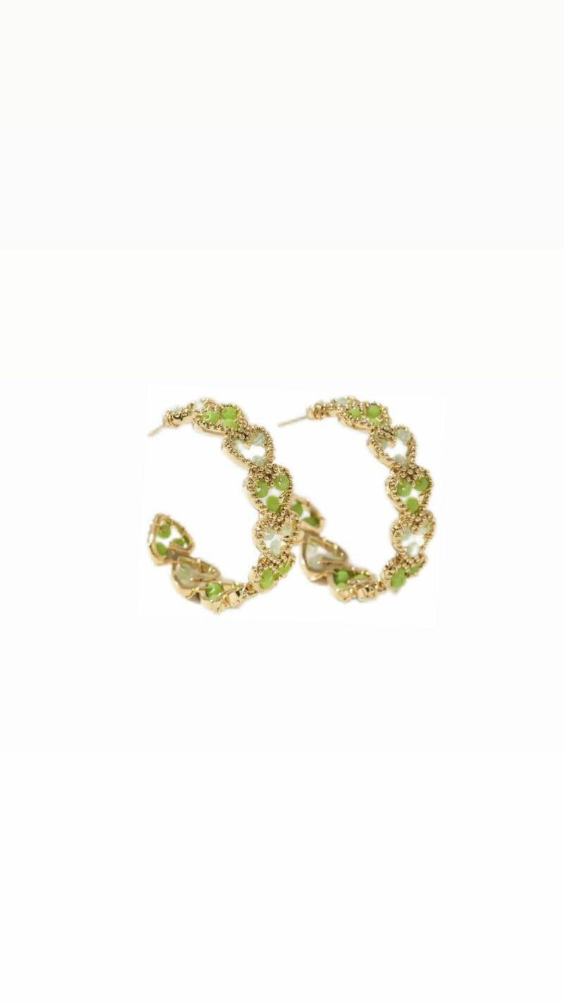 Orecchini heart hoop