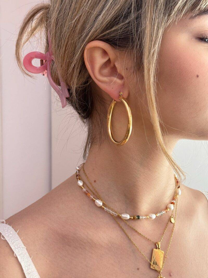 Orecchini big hoop - immagine 2