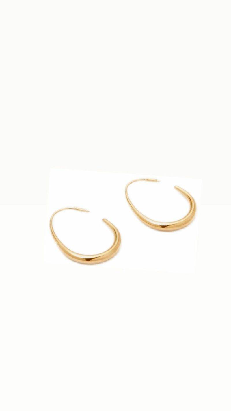 Orecchini oval hoop - immagine 2