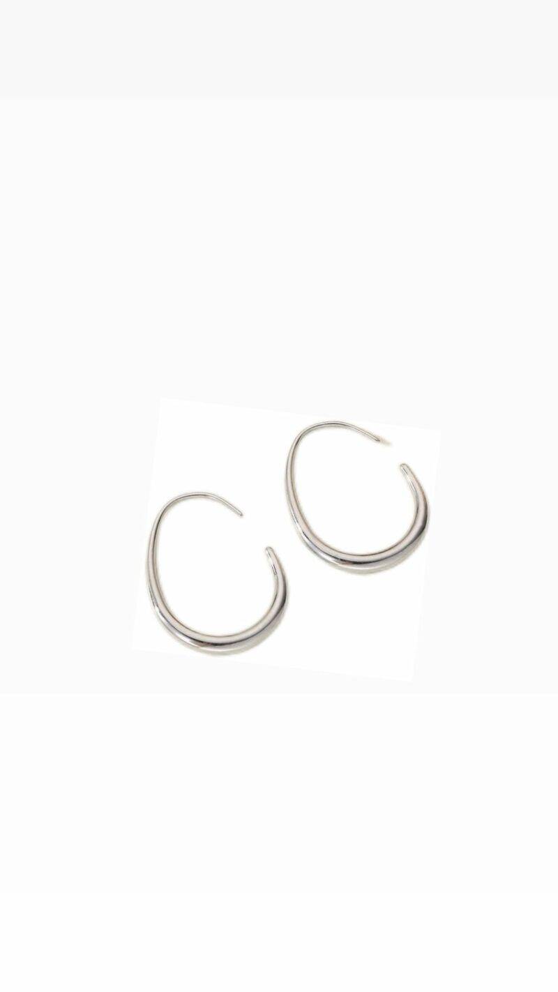 Orecchini oval hoop - immagine 3