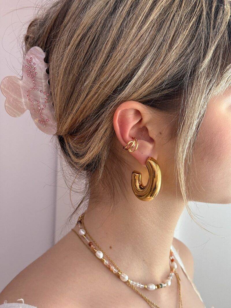 Ear cuff color oro - immagine 2