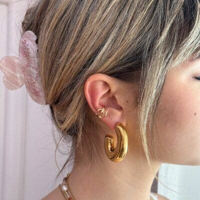 Ear cuff color oro