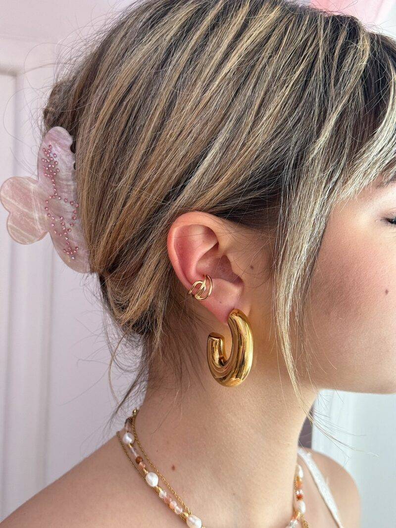 Ear cuff color oro