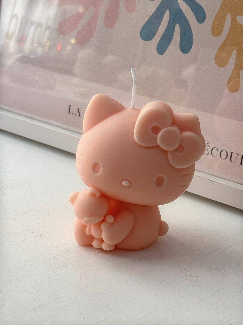 Candela Hello Kitty con peluche - immagine 2