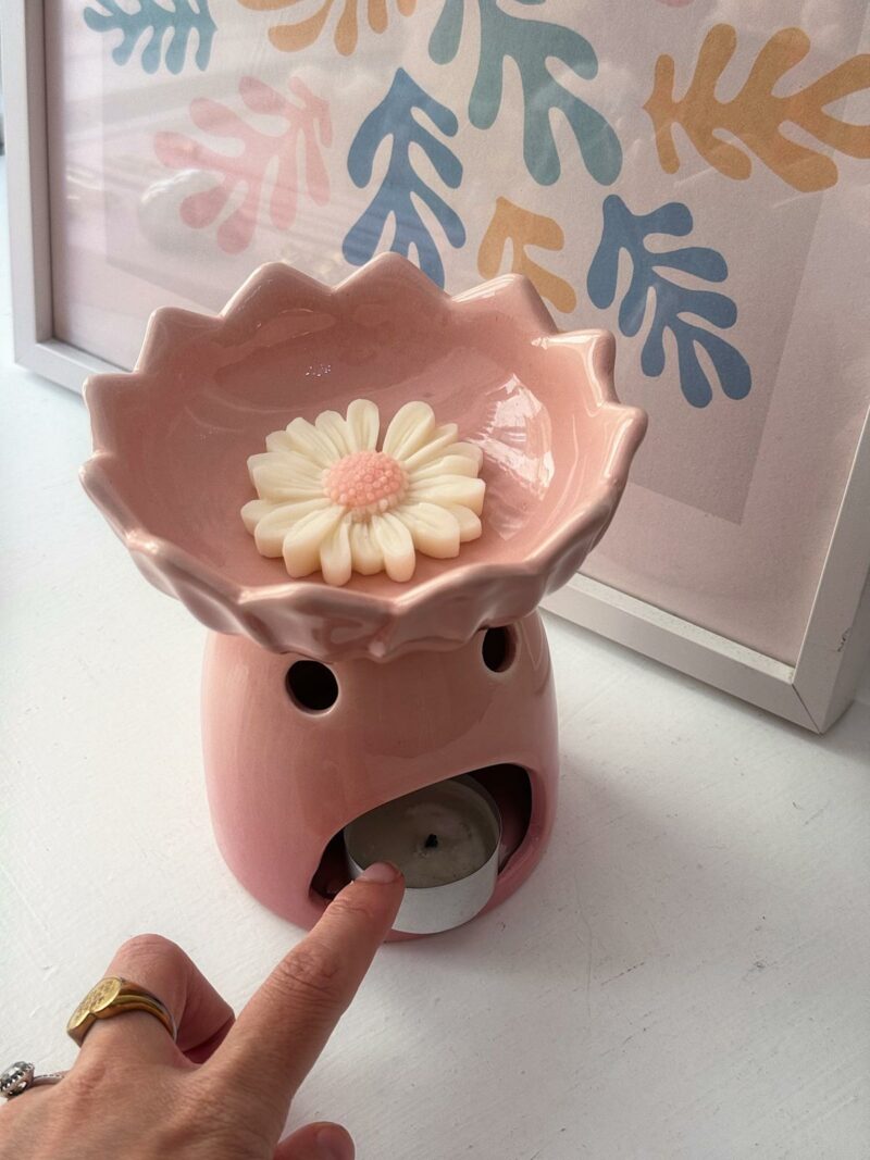 Bruciatore essenze ninfea rosa - immagine 2
