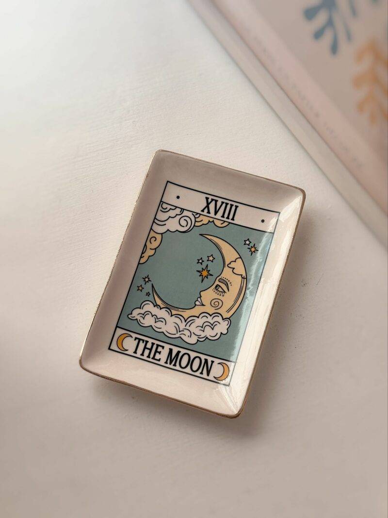 Piattino tarocchi La Luna